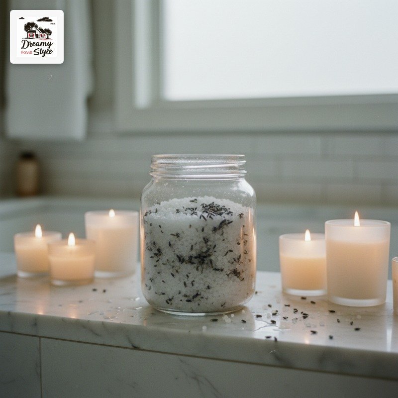 The Bath Salts Jar Situation (Decorative and Functional, My Favorite)