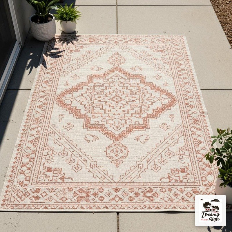 The Outdoor Rug Did 40% of the Work All on Its Own