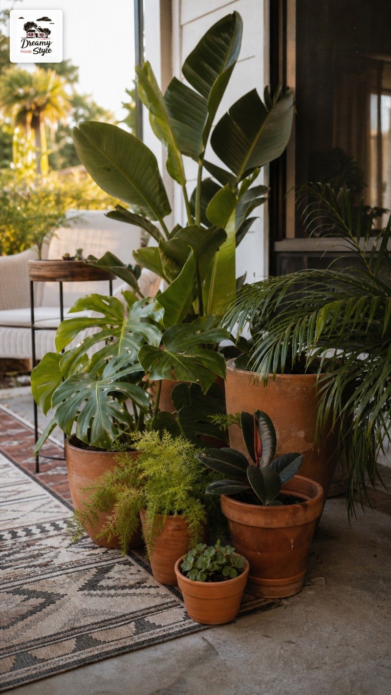 Plants Did the Heavy Lifting for the "Boho" Part