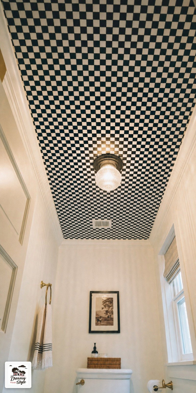 Checkerboard Ceiling Tile (The Wildest Thing I've Ever Loved)