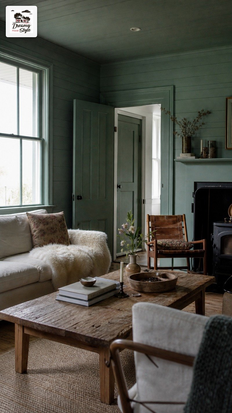 Eucalyptus Blue-Green That Feels Like a Coastal Cabin