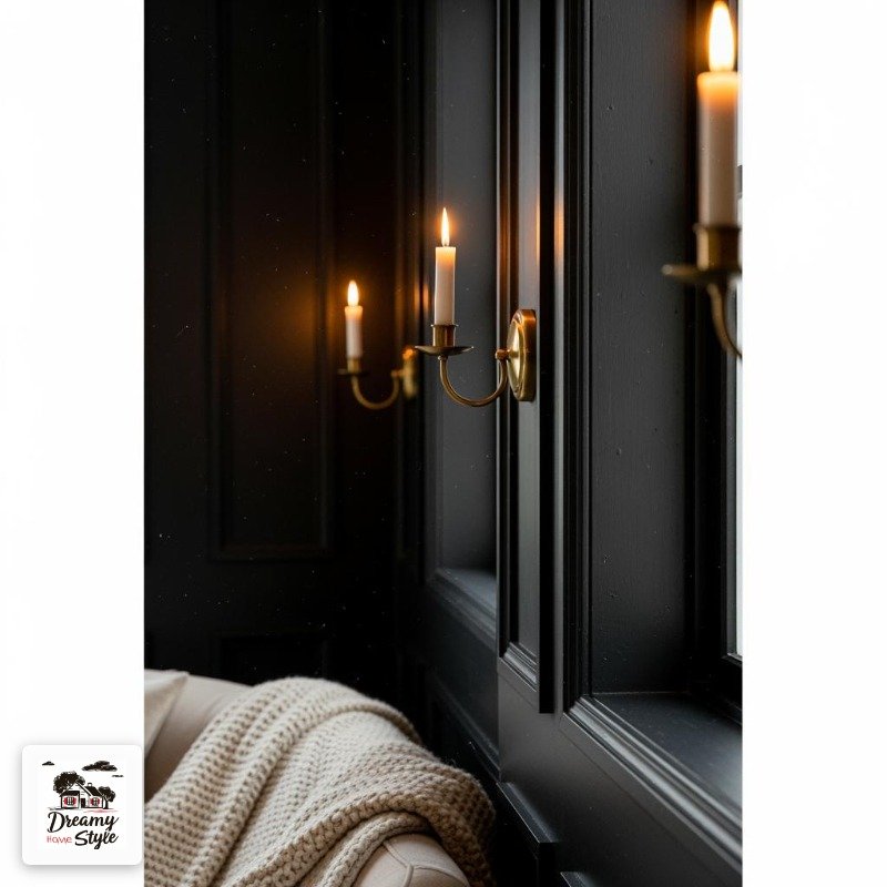 Moody Black That's Actually Cozy, Not Dramatic