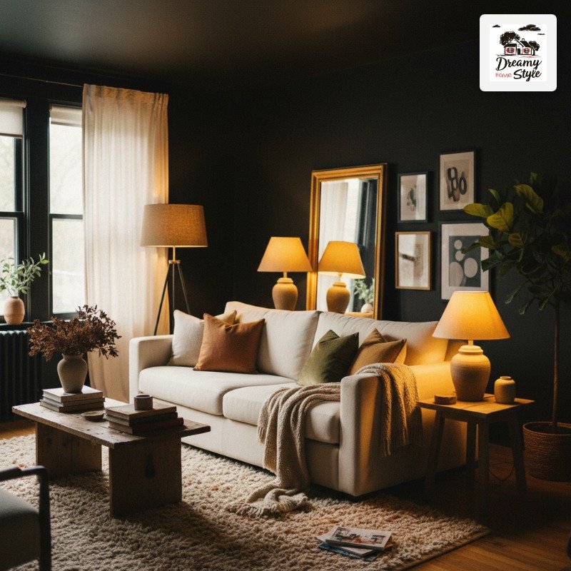 Moody Black That's Actually Cozy, Not Dramatic