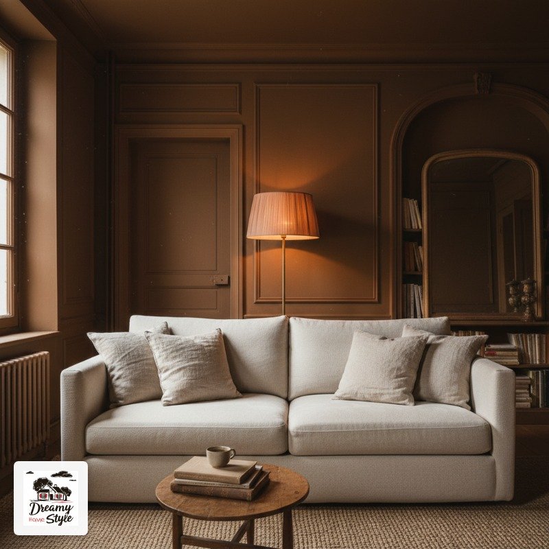 Rich Chocolate Brown That Belongs in a Parisian Apartment