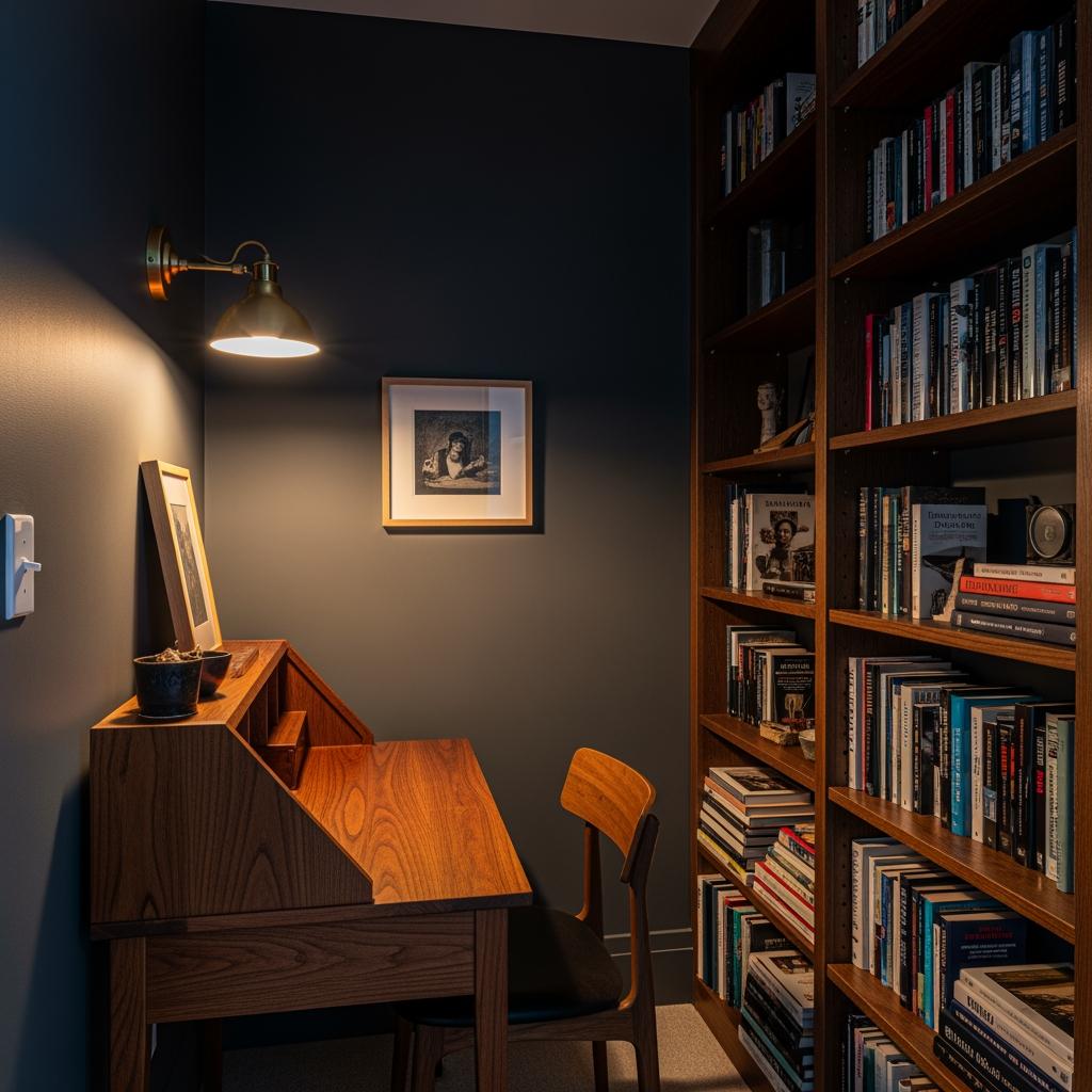 Small Space? Here's How to Pull Off Moody in a Tiny Room
