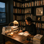 The Beginner's Guide to Creating a Moody, Romantic Home Office You'll Love Working In