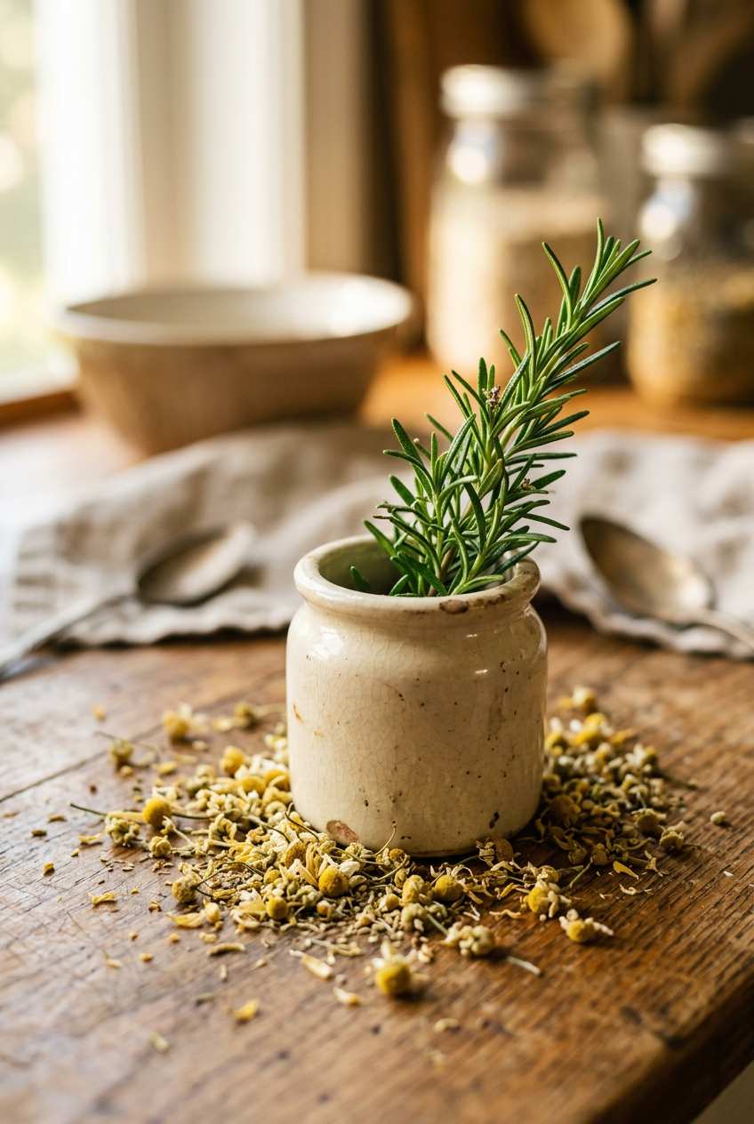 Plants and Dried Botanicals — The Living Layer Every Cottagecore Kitchen Needs