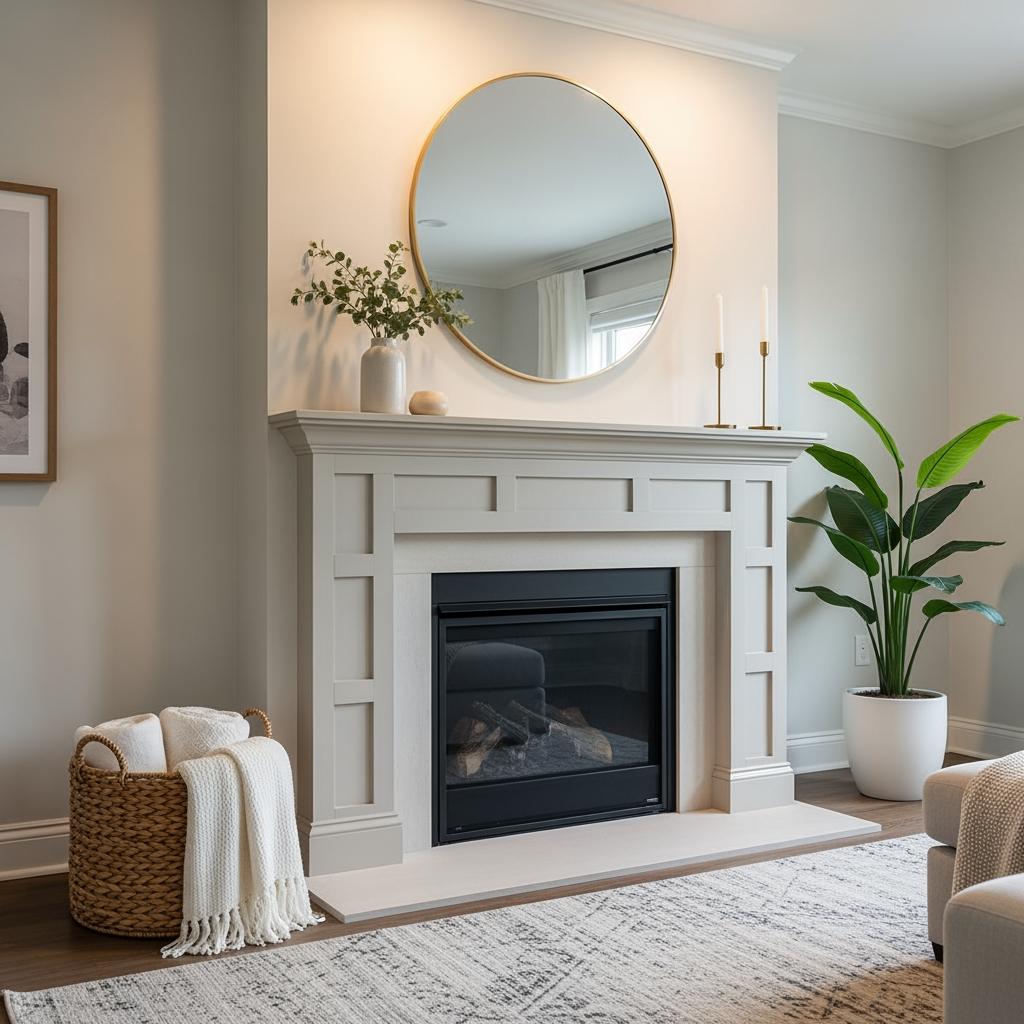 Adding Peel-and-Stick Millwork Panels to Fake Architectural Detail