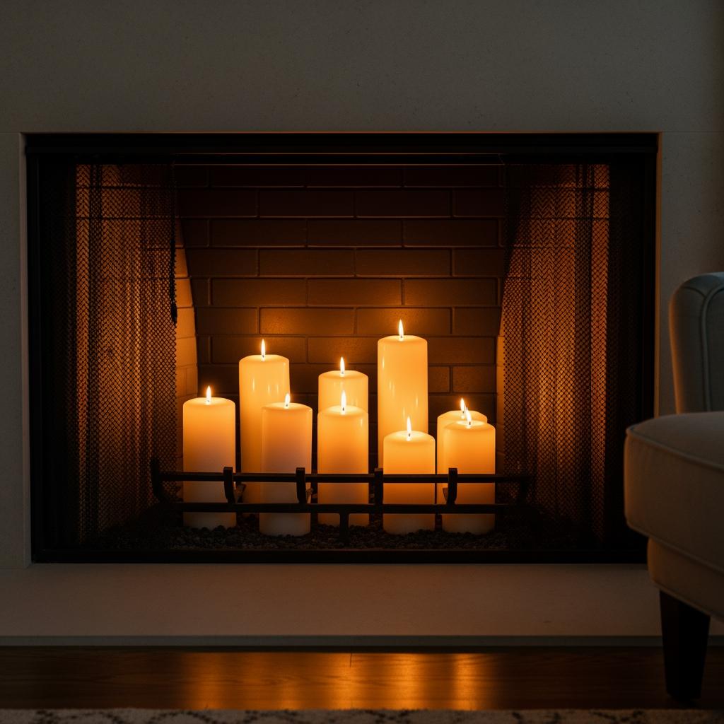 Styling the Firebox Opening Itself When It's Not in Use
