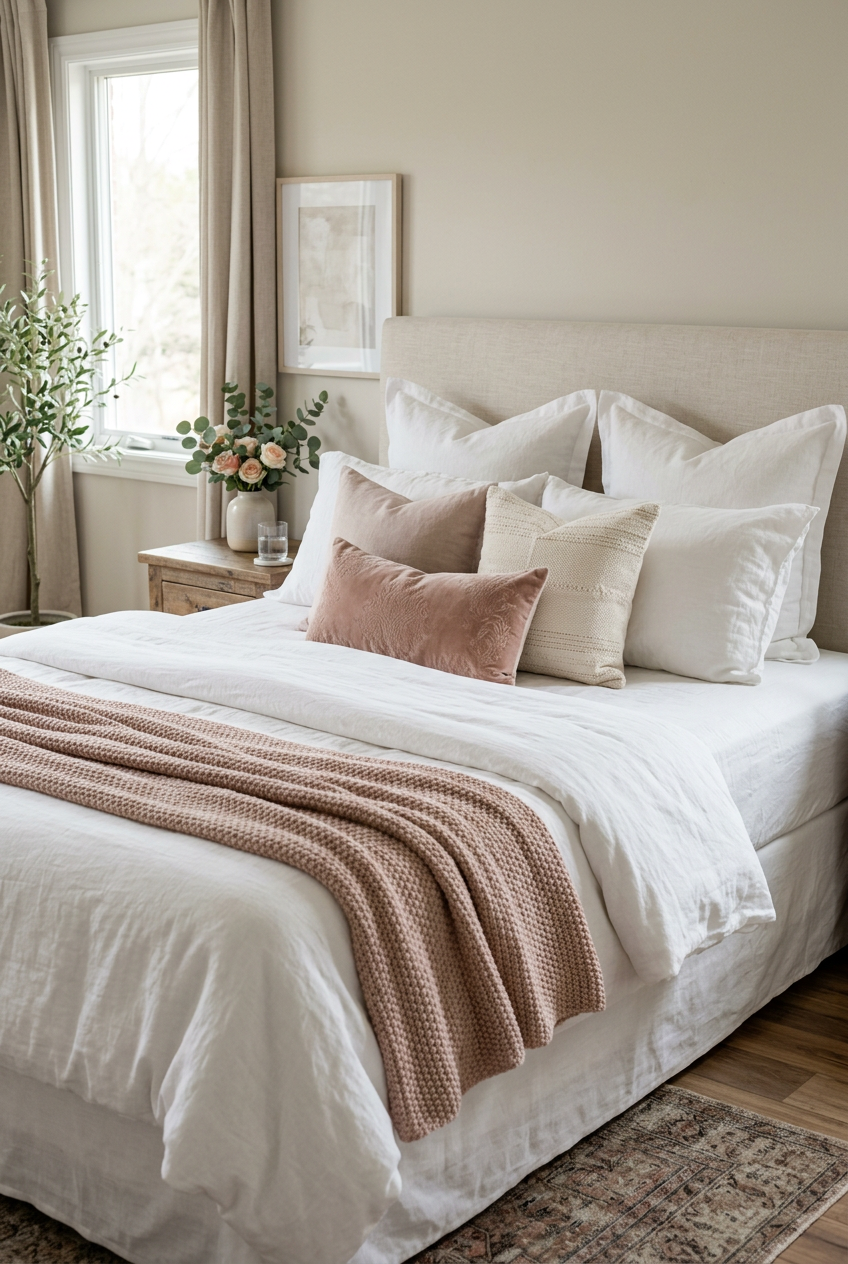 Bedroom Pillow Styling — The Layered Look I'm Obsessed With