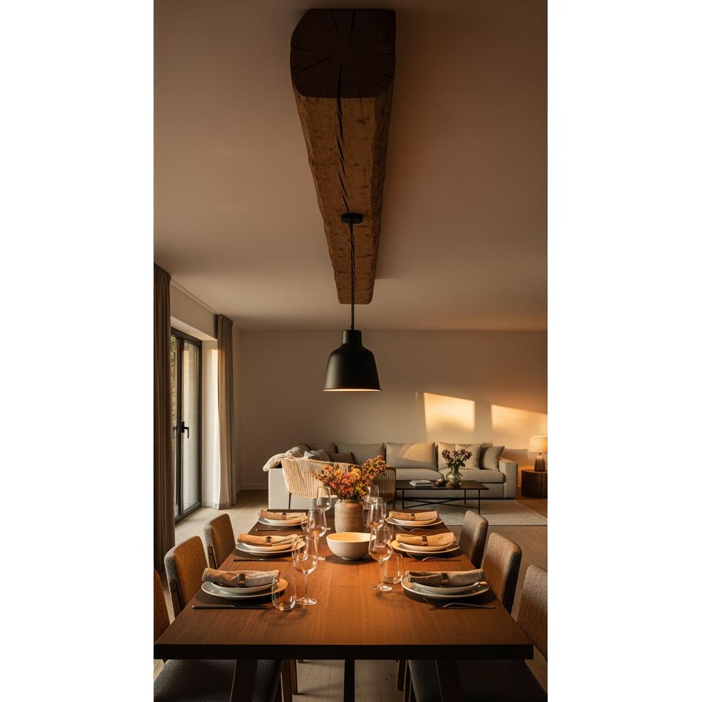 Ceiling Treatments Can Quietly Separate Two Spaces