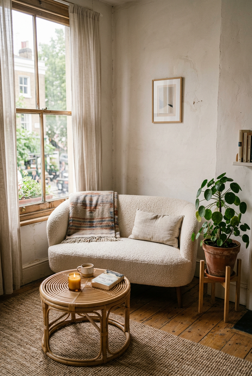Small Space? Bouclé Actually Loves You Back