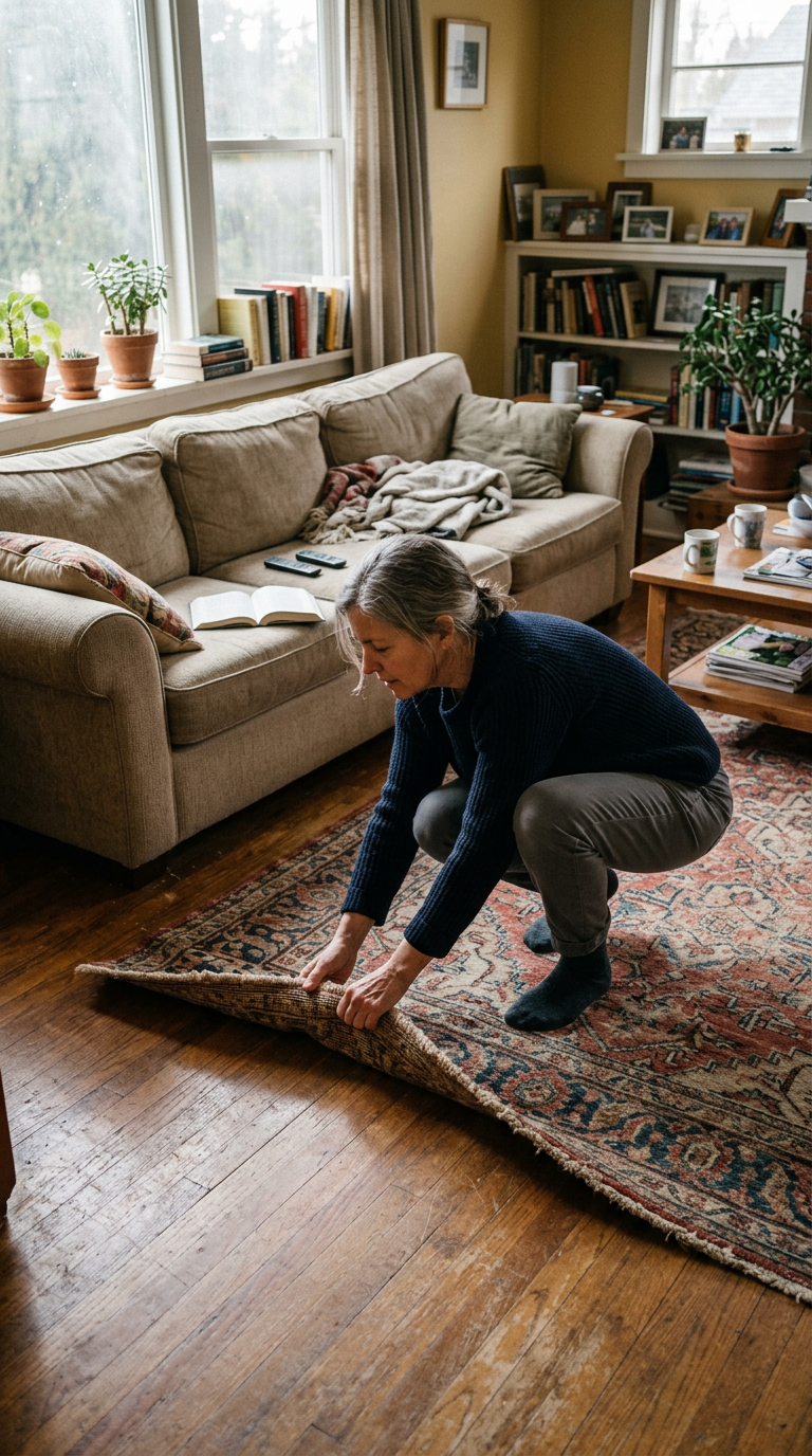 Fixing It Without Buying a New Rug