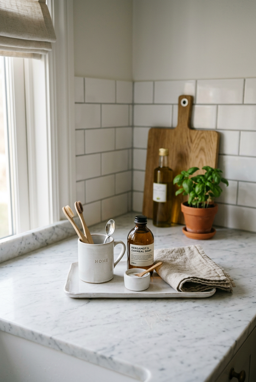 The Corner of Your Counter Where Things Just... Land