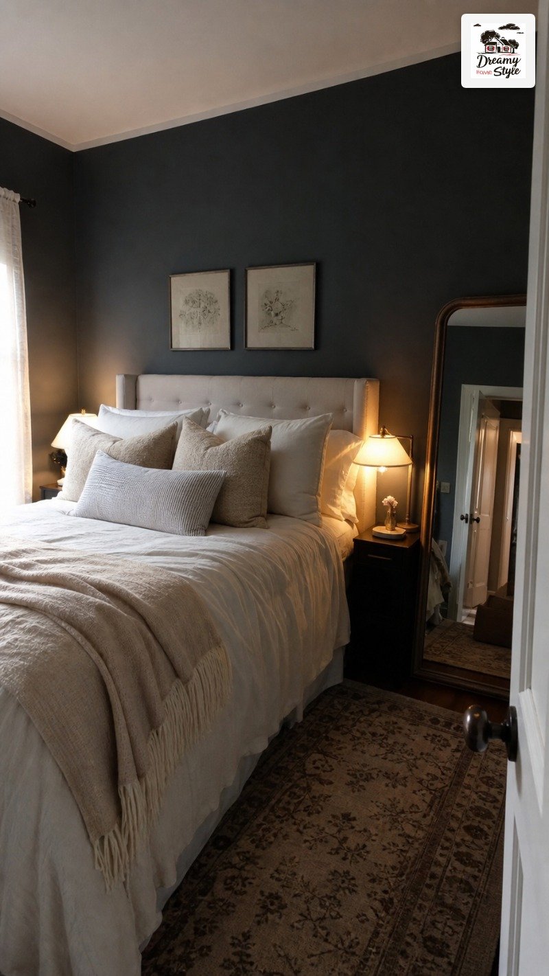 Dark Walls in a Small Bedroom — I'm Saying Do It