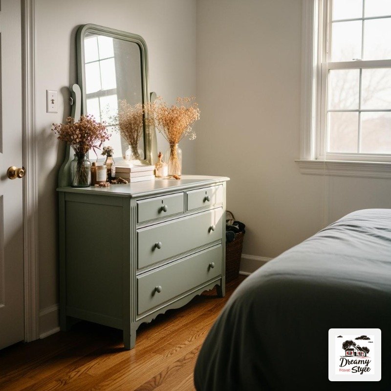 Painted Furniture in Muted, Earthy Tones