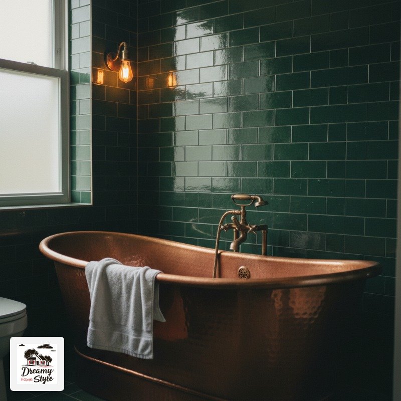 Dark Moody Earth Tones for Bathrooms That Should Feel Like a Cave (Complimentary)