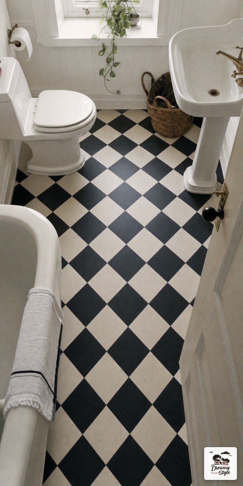Diagonal Checkerboard (Rotated 45 Degrees, Way More Drama)