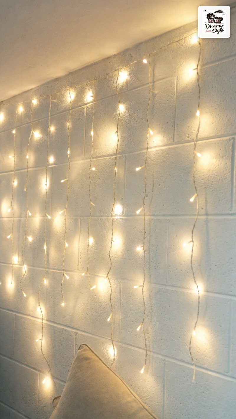 Curtain Lights as Ambient Overhead Lighting