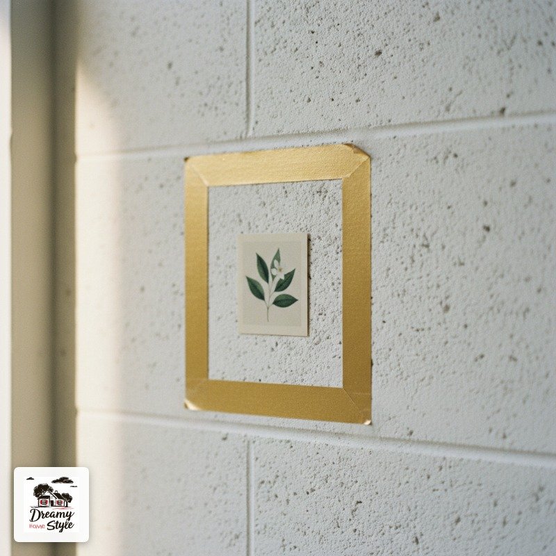Washi Tape Gallery Frames — No Holes Required