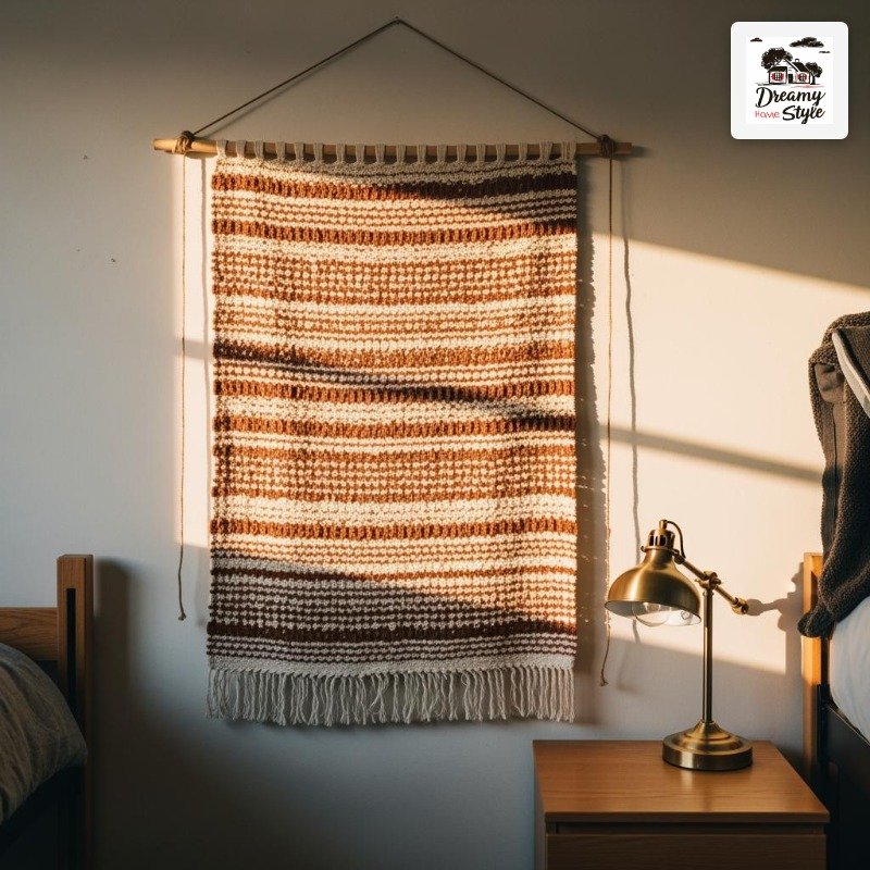 DIY Fabric Tapestries From Thrift Store Finds
