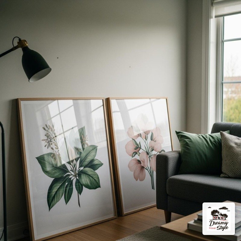The Floral Accent Wall That Isn't Wallpaper