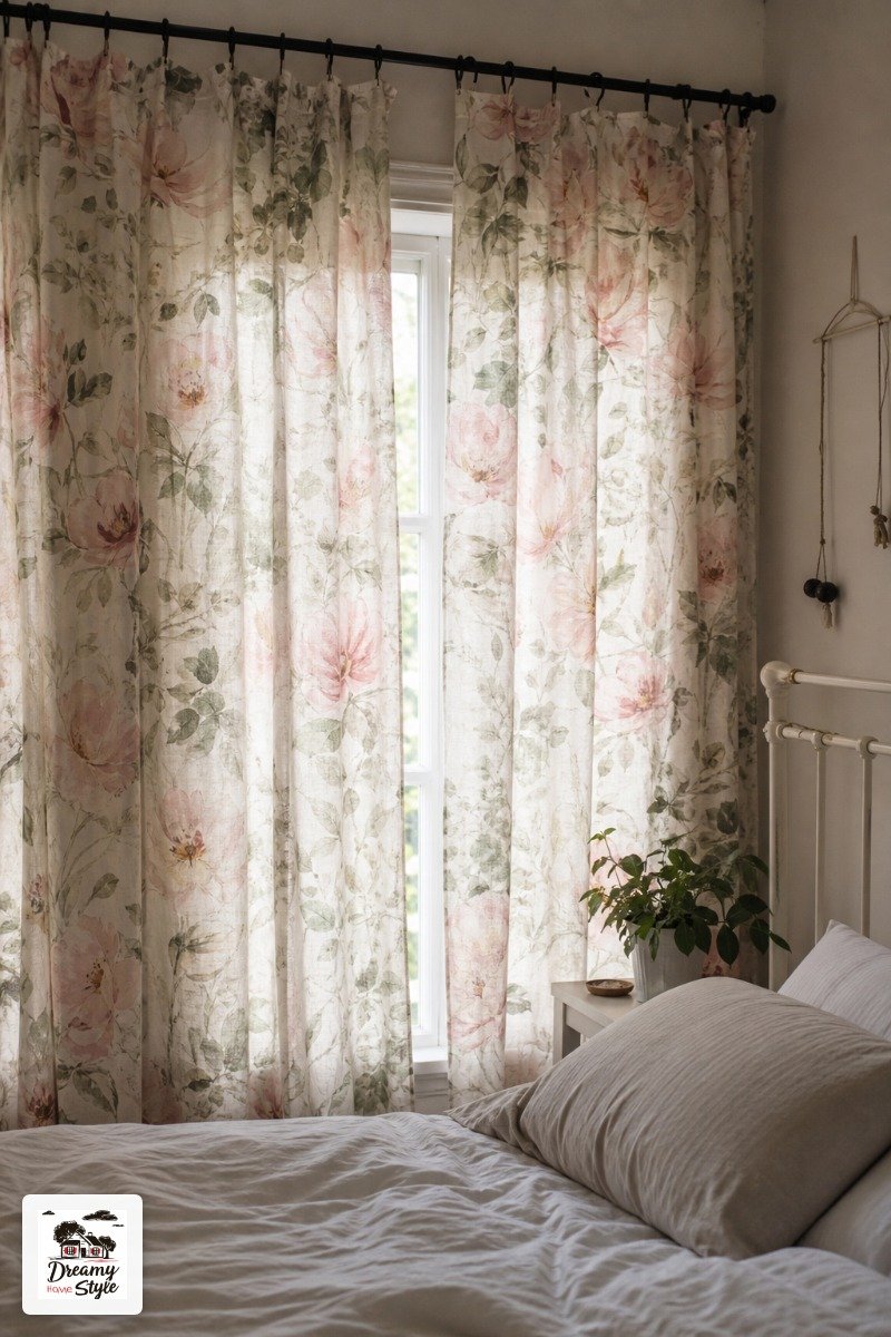 Floral Fabric: Curtains, Table Runners, and the Bedding Question