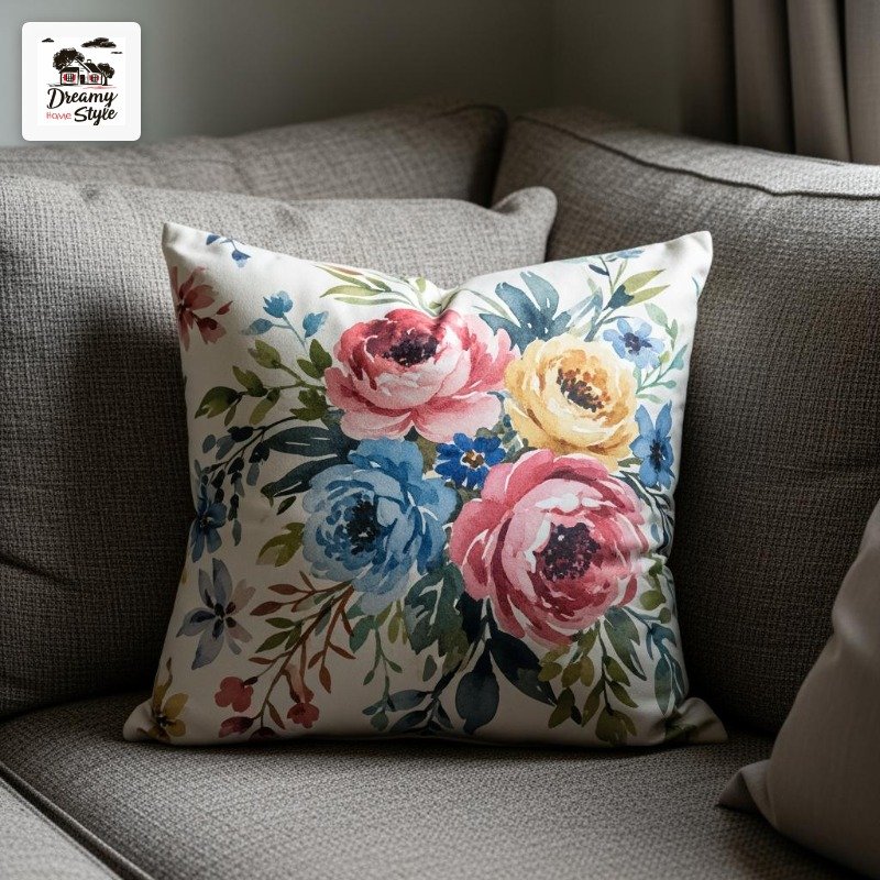 Floral Throw Pillows Without Making Your Sofa Look Like a Garden Catalog
