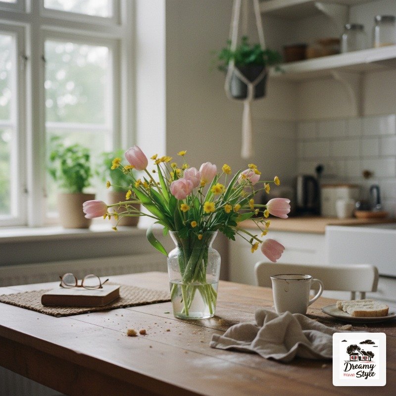 Seasonal Flower Decor That Doesn't Require Buying New Things