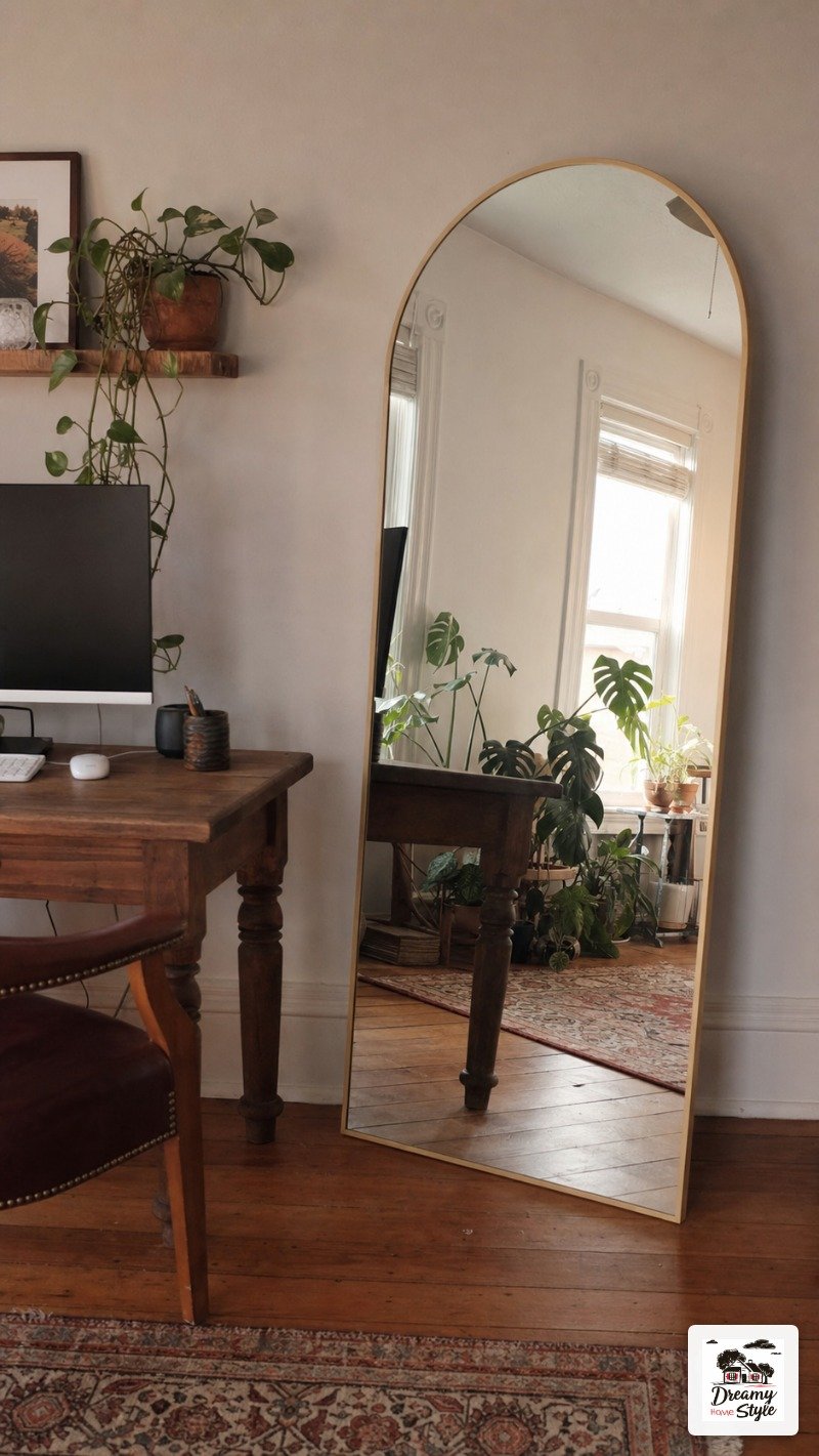 Mirrors to Make a Small Office Feel Bigger