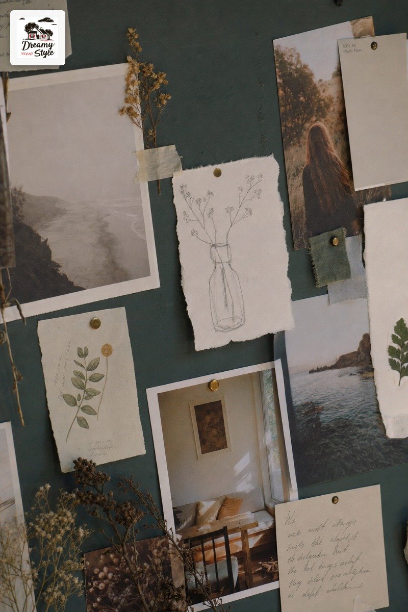 A Mood Board Above the Desk (Not Just Pinterest)
