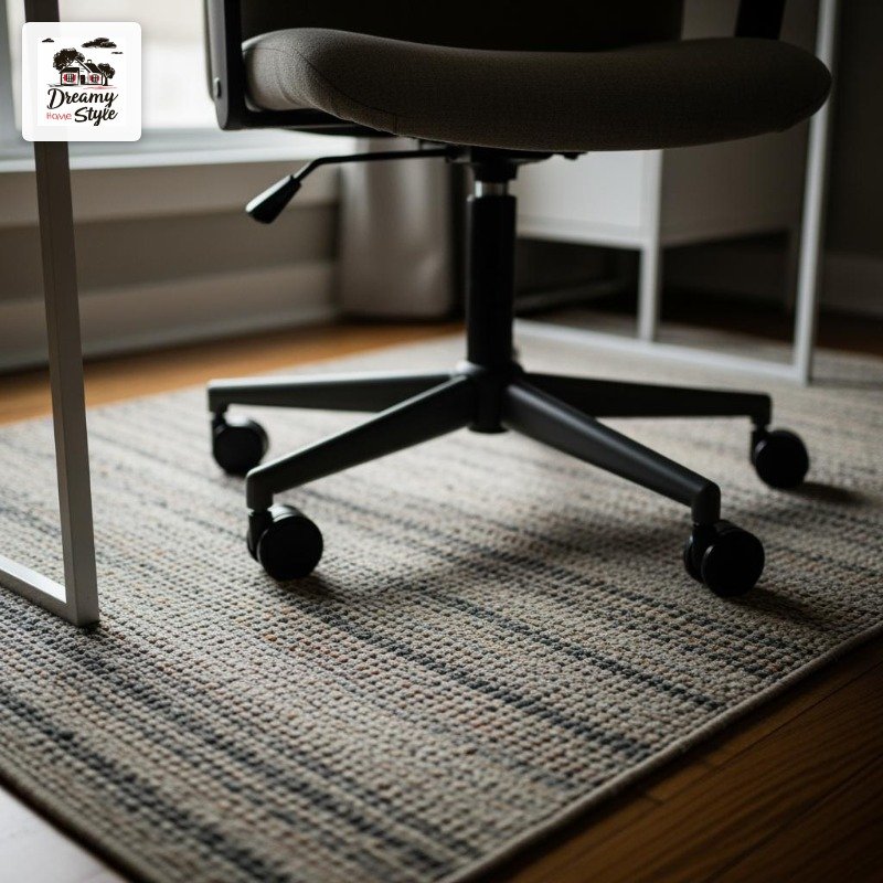 A Rug That Anchors Your Workspace