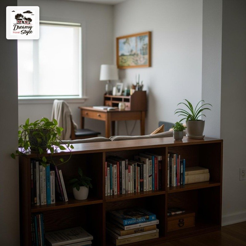 The Small Bookcase That Works as a Room Divider