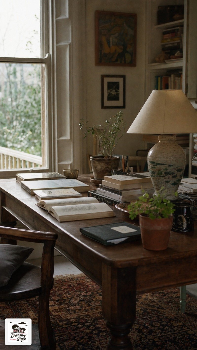 A Thrifted Desk That Actually Has Personality