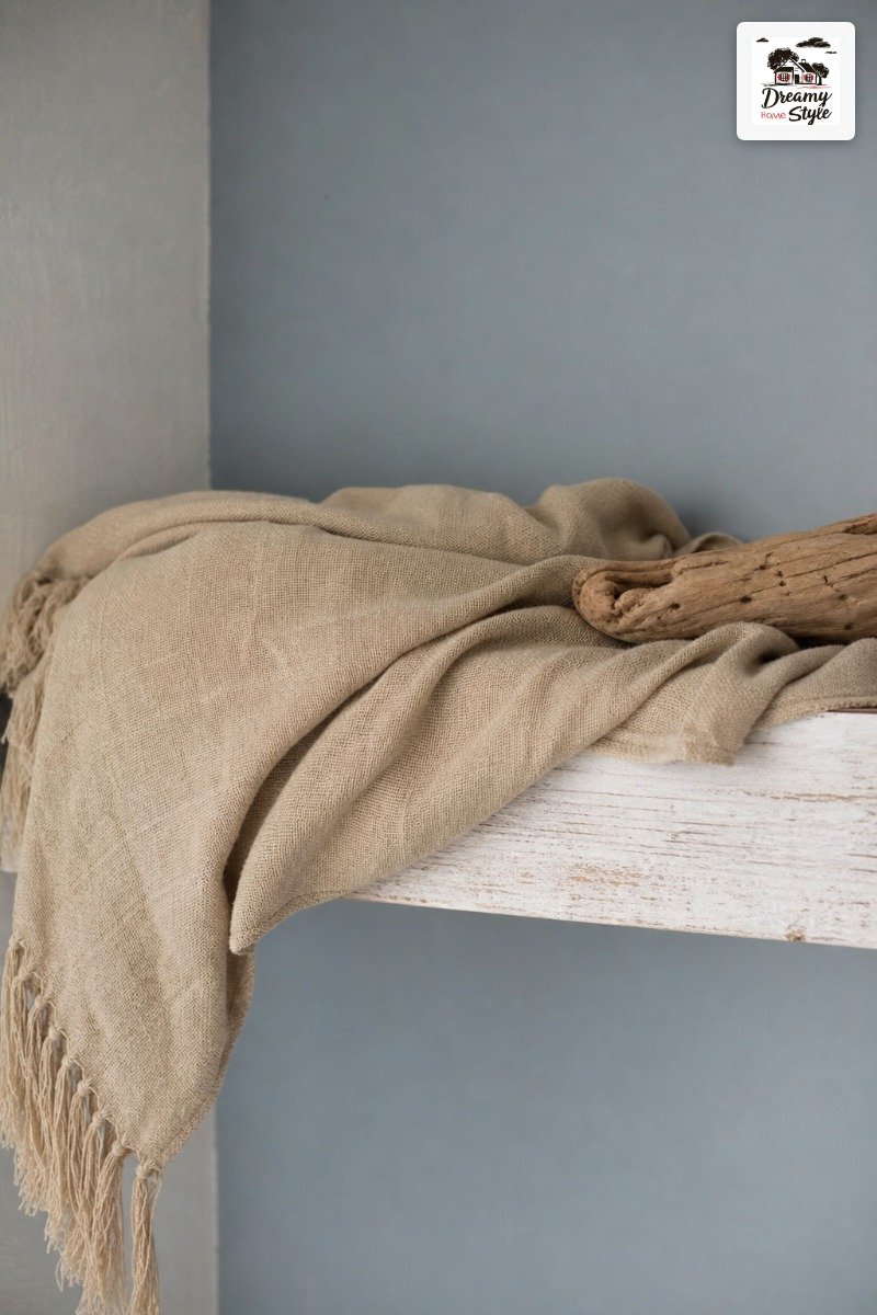 Coastal Blue-Gray + Warm Sand + Whitewashed Wood