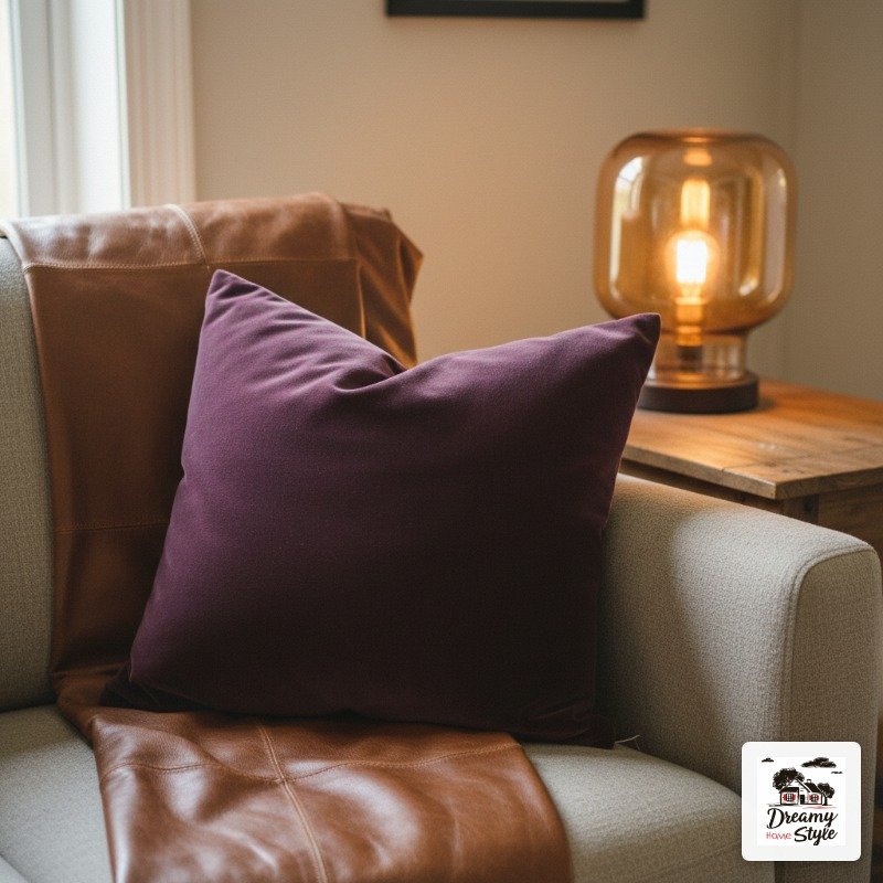 Warm Beige + Chocolate Brown + Deep Plum