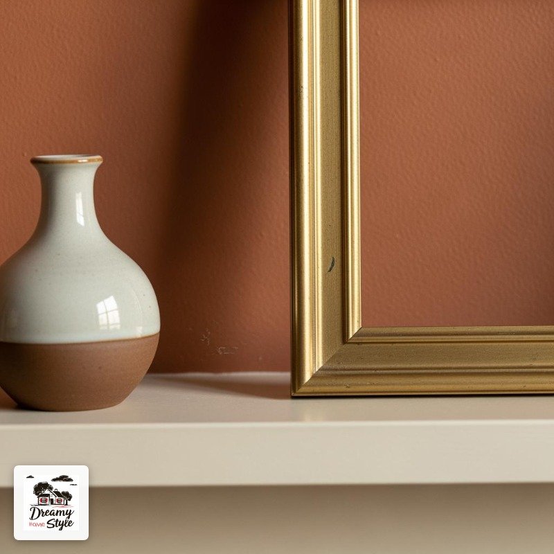 Warm Terracotta + Creamy White + A Touch of Brass