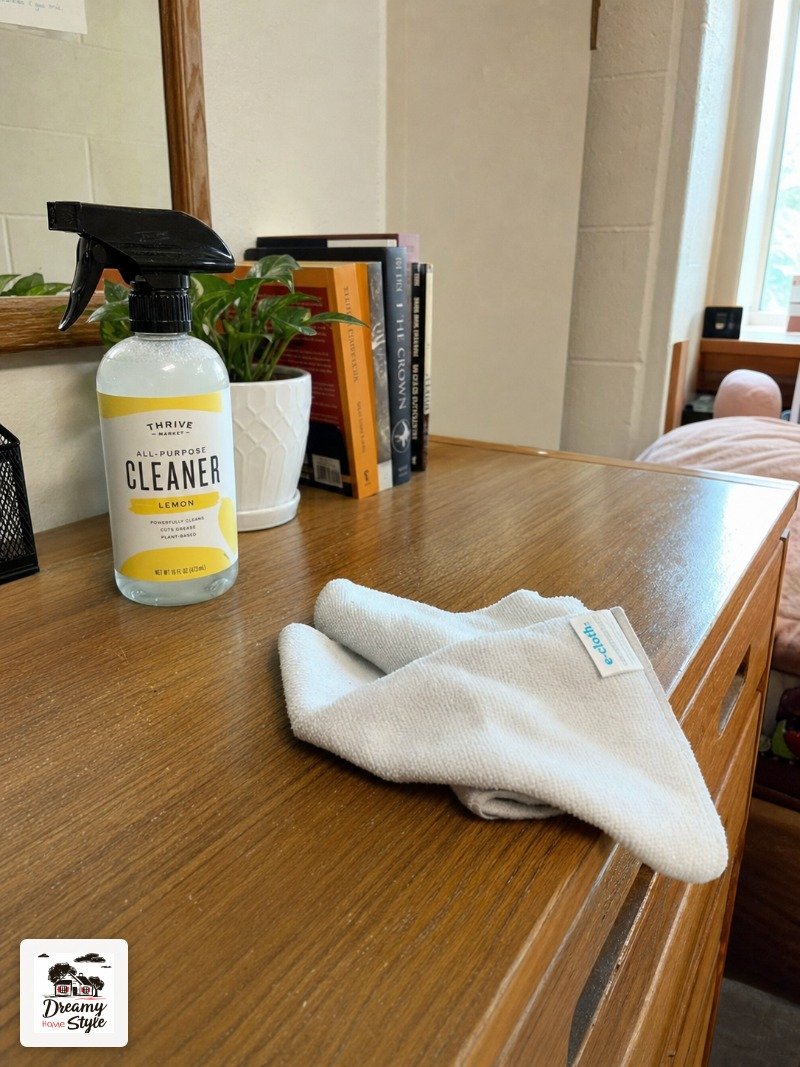 Packing Cleaning Supplies as an Afterthought