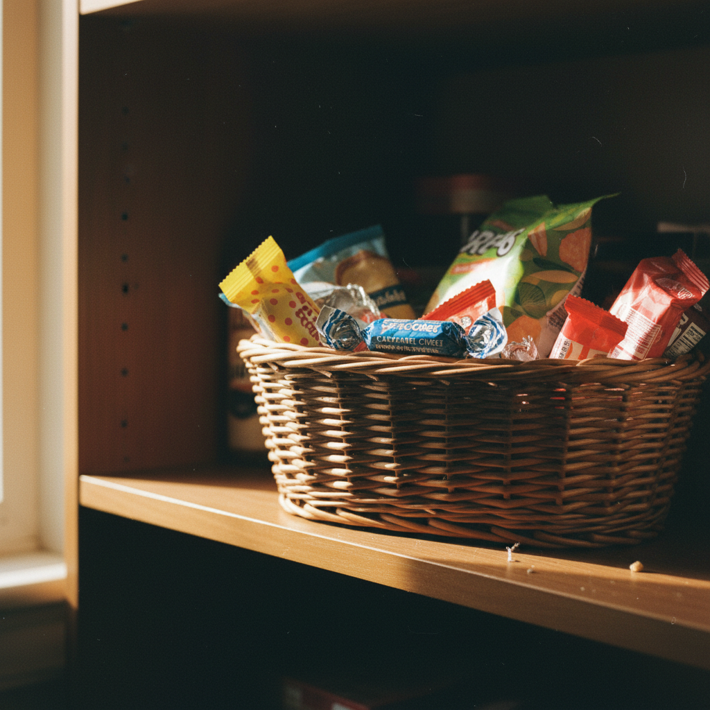 A Designated Snack Basket for Kids (or Just Yourself)