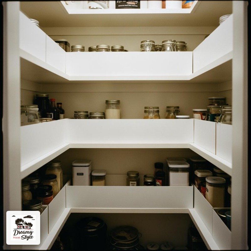 Line Your Shelves With Contact Paper