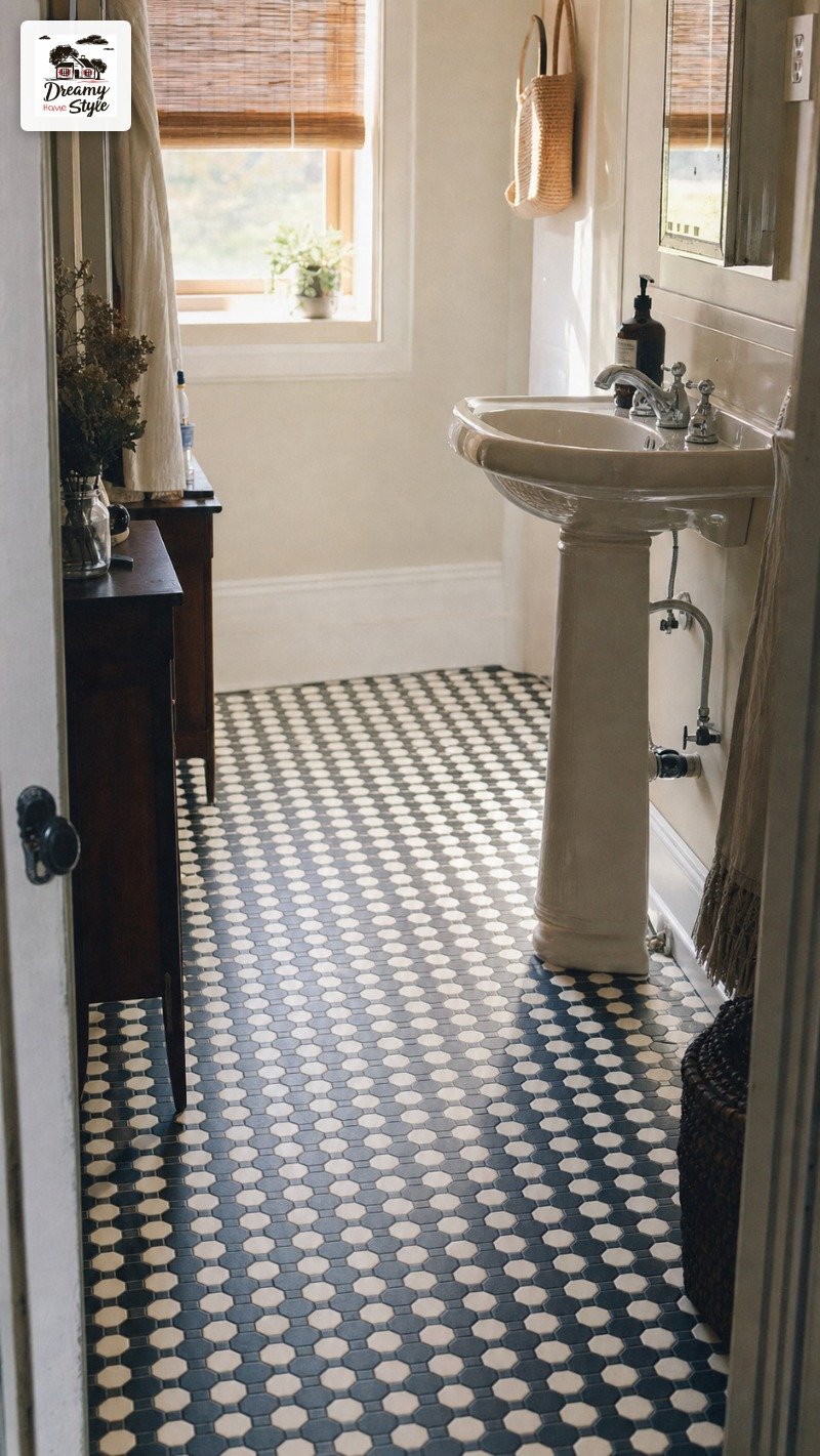 Penny Tile in a Checkerboard Pattern (Yes, This Exists)