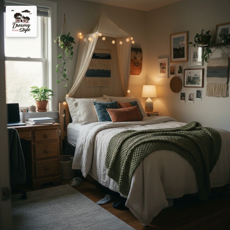 How to Make a Dorm Bed Look Good in Photos