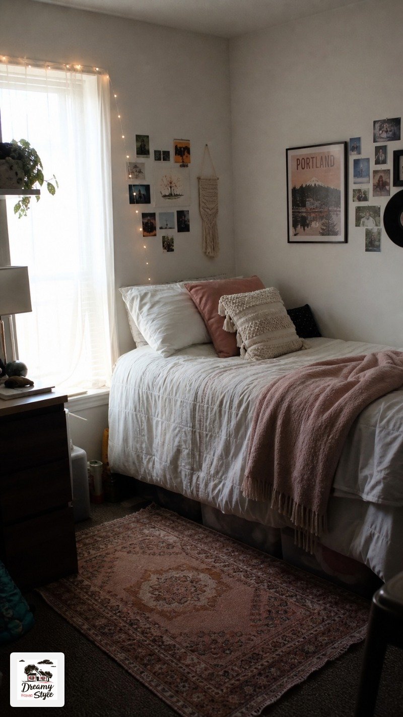 How to Make a Dorm Bed Look Good in Photos