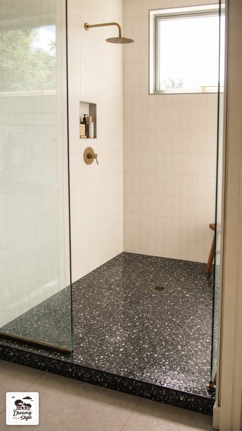 Terrazzo in the Shower: Yes, You Can, Here's What I'd Do Differently