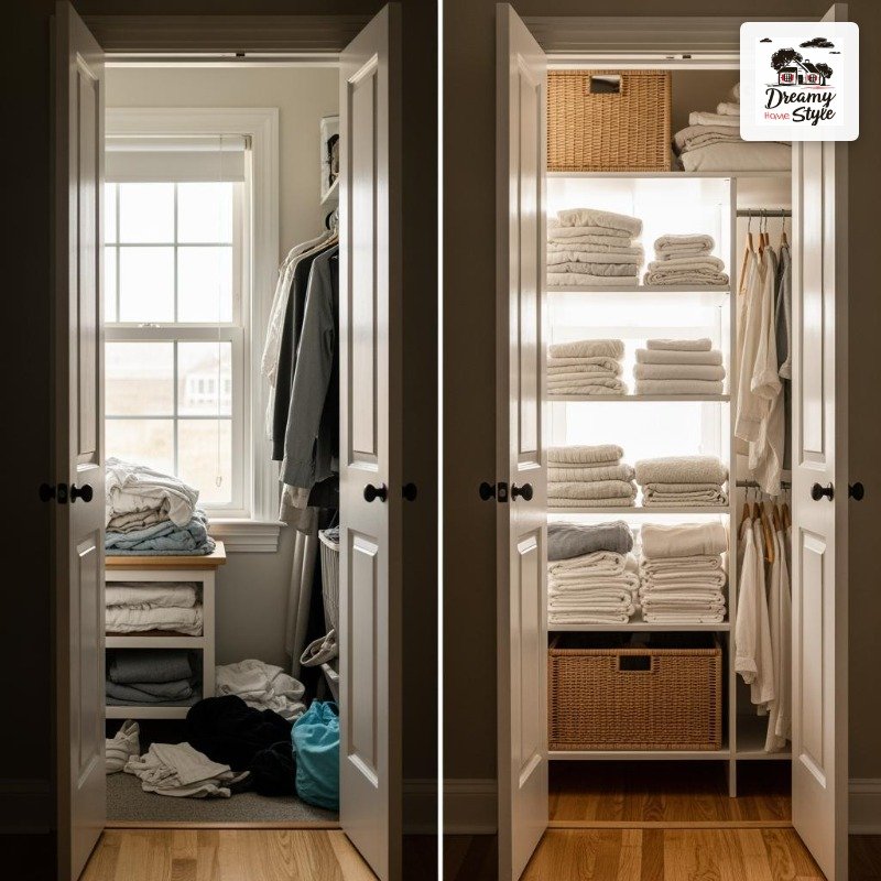 The Closet I Have Now vs. The Closet I Had Before