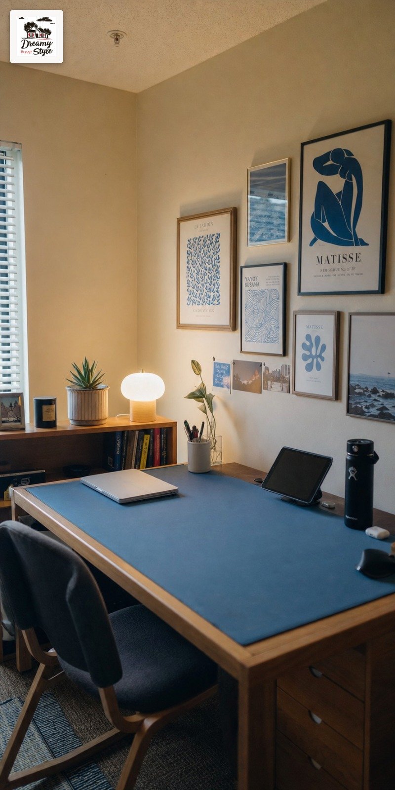 Style Your Desk With a Blue Desk Mat for a Polished Finishing Touch
