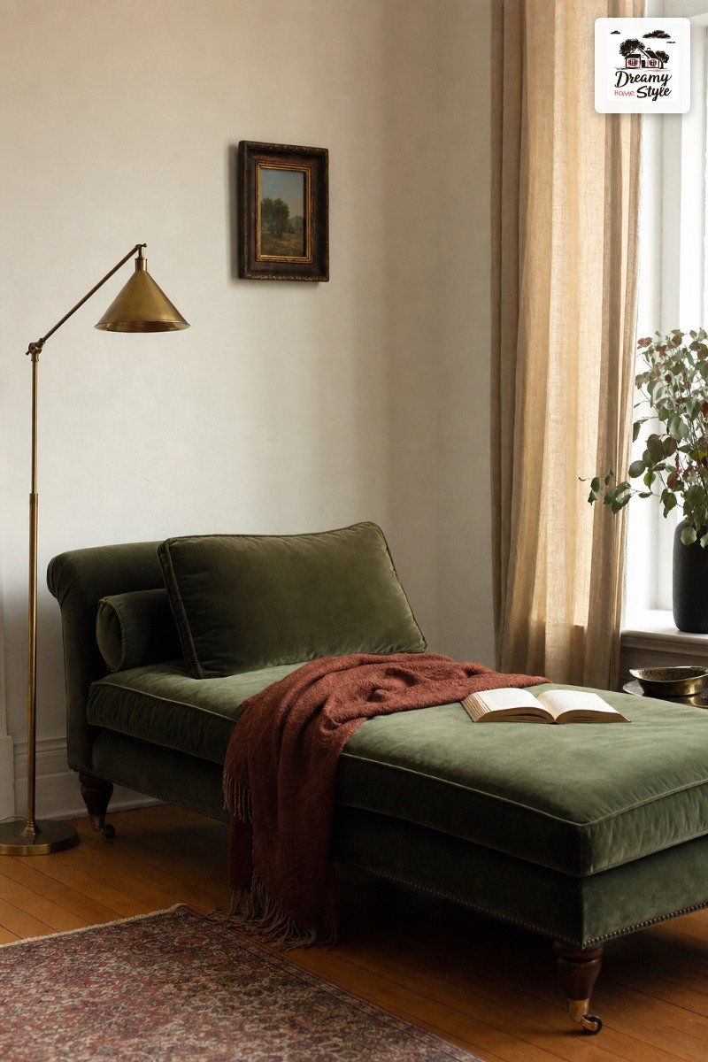 The Color of the Chaise Against the Wall Color