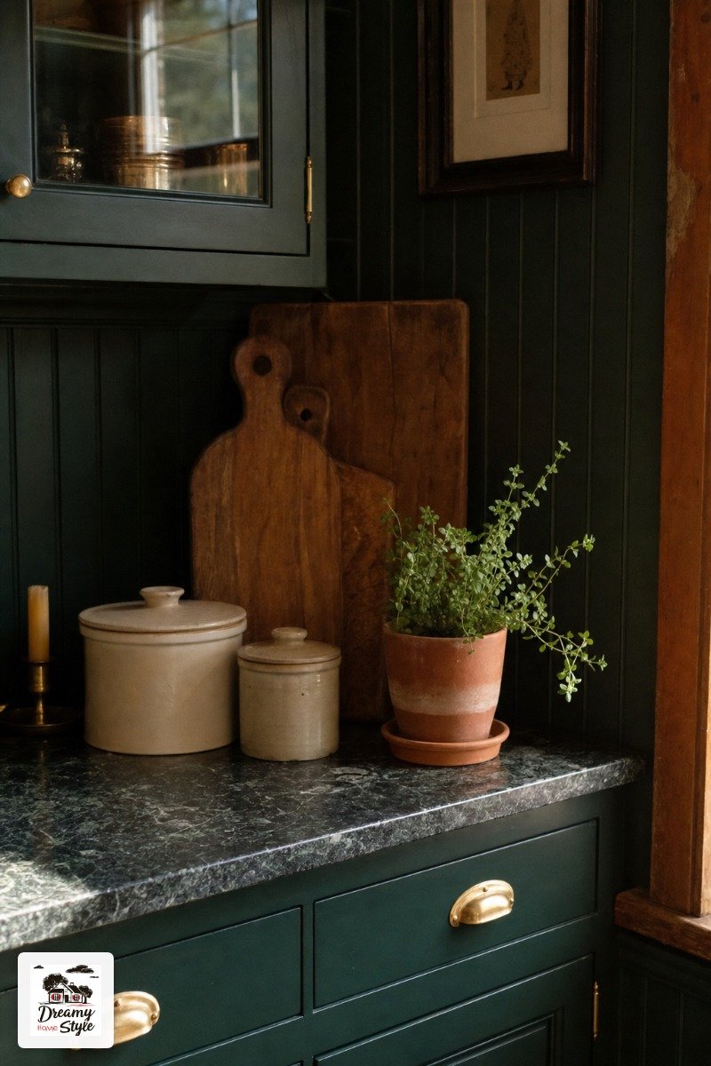 Bringing in Wood, Brass, and Texture So It Doesn't Look Flat