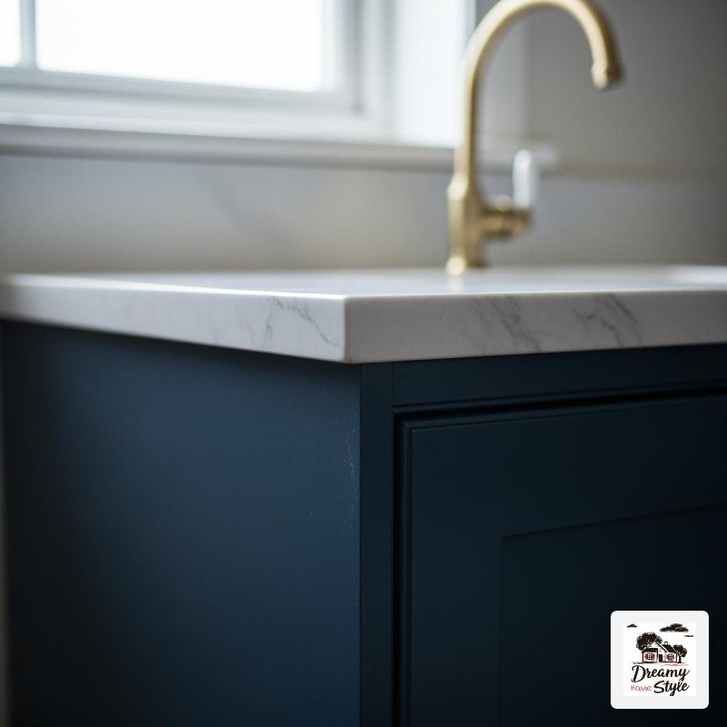 Countertops That Play Nice With Dark Color