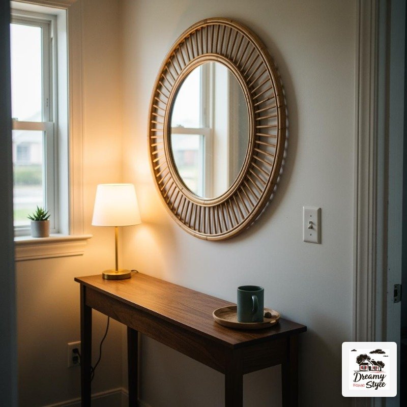 Using Mirrors to Make a Tiny Entryway Feel Less Claustrophobic